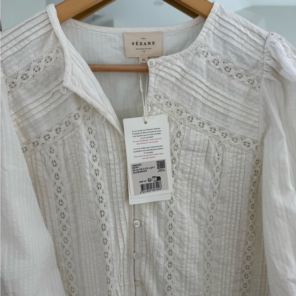 Abigail Dress Sezane Size 4 NWT - Picture 5 of 10